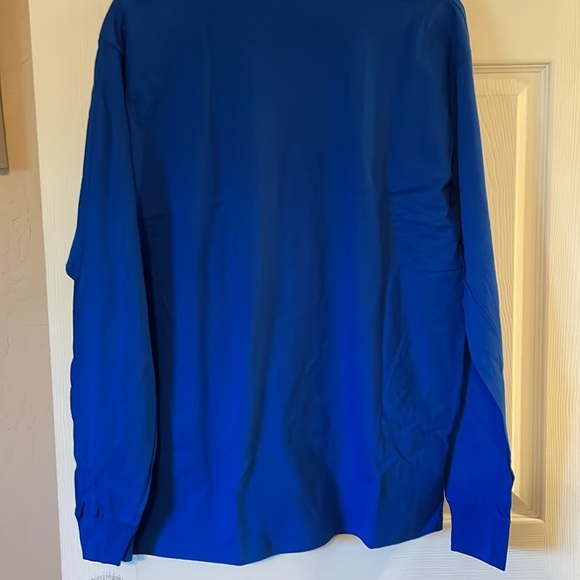 Men’s NWOT Fruit of the Loom “Fueled By Tacos & Sarcasm” Blue Long Sleeve Tee M - Picture 4 of 4